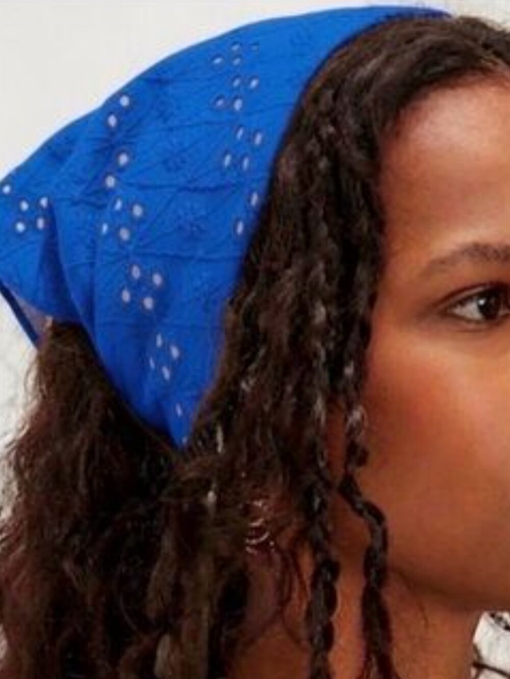 Blue Bandana Headscarf